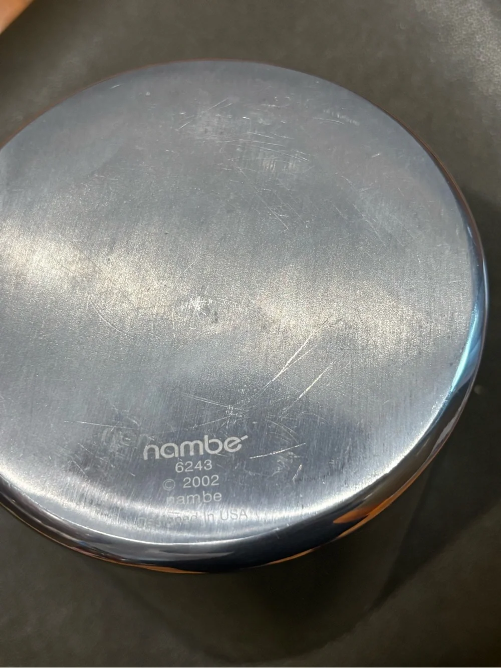 Nambe Tilt Wine Chiller Alloy Metal 4.5
